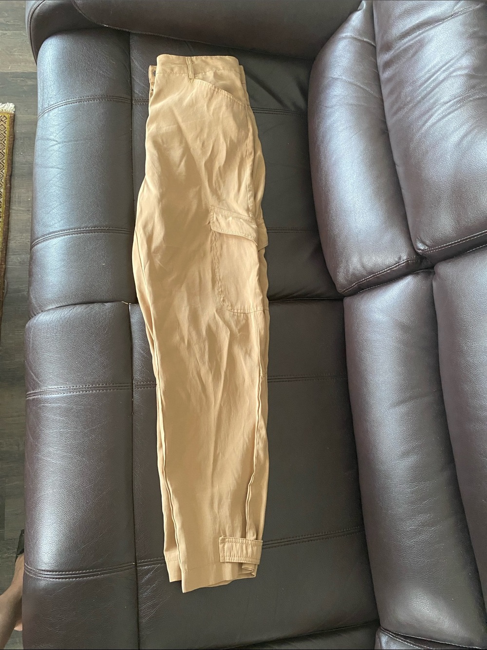 Max Studio Khaki Tan Cargo Pants - Size 8 (NWOT)